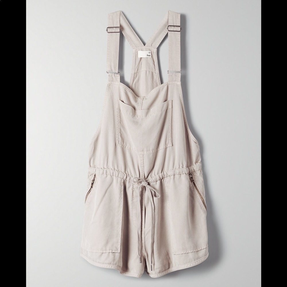 Aritzia Wilfred Free Drawstring romper